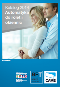 Katalog automatyki do rolet i okiennic Came 2014