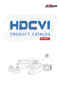 Dahua - systemy monitoringu HDCVI - katalog 2015